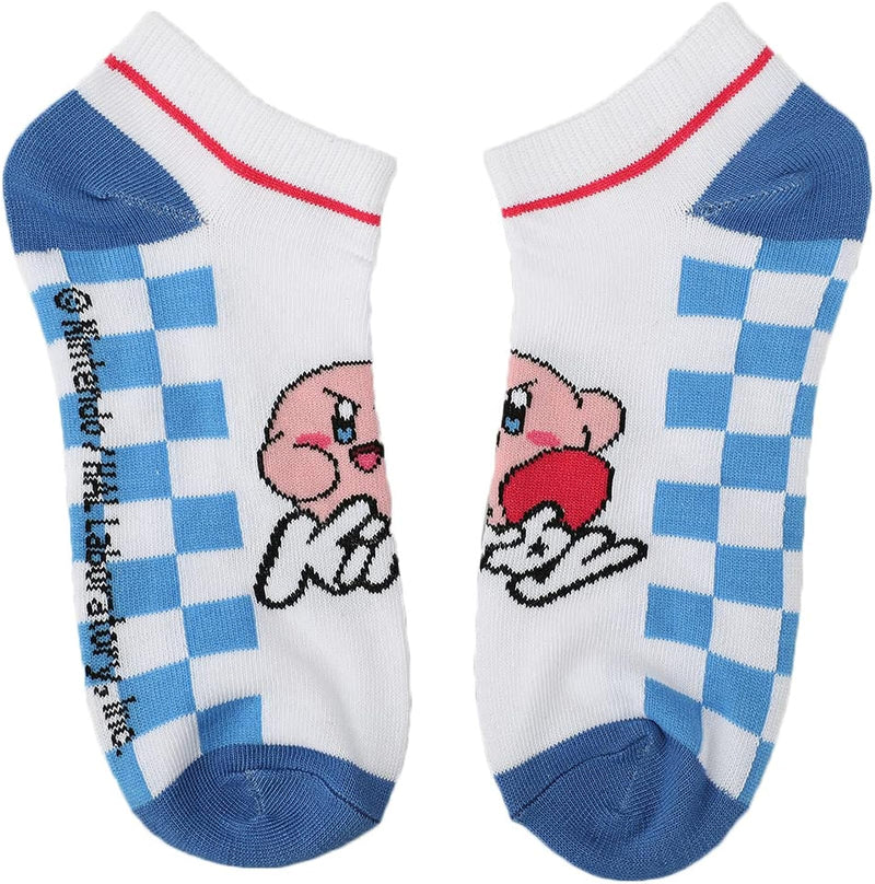 Kirby 5 Pair Ankle Socks, 9-11