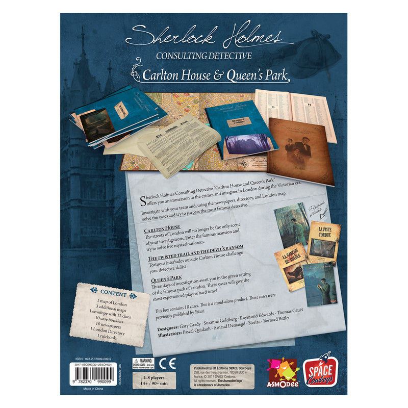 Sherlock Holmes: Consulting Detective - Carlton House and Queen's Park