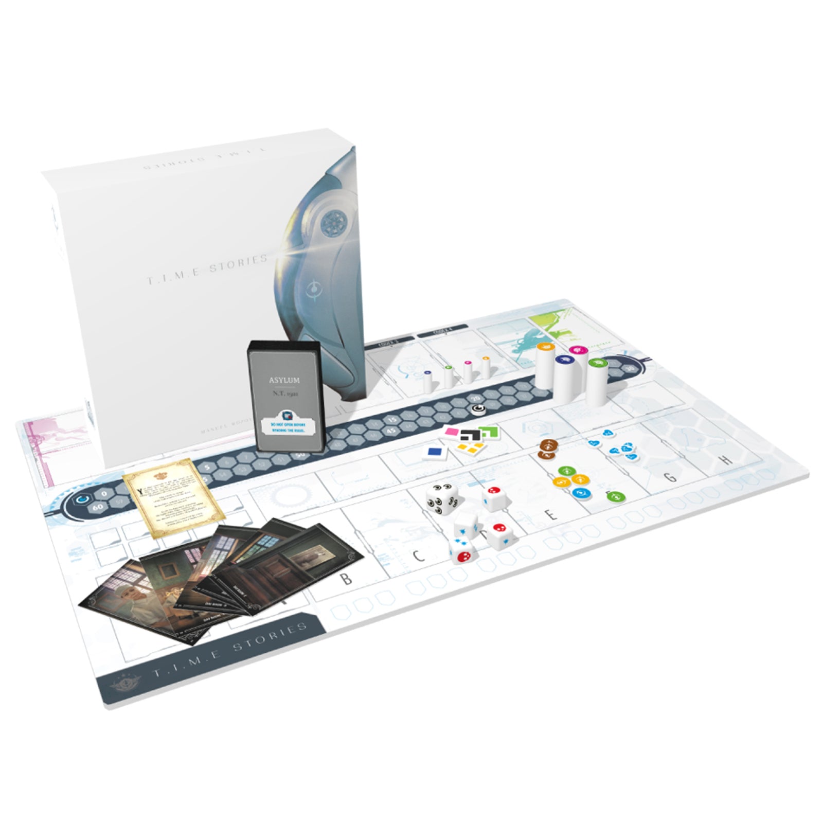 TIME Stories Board Game Time Travel Adventure Game