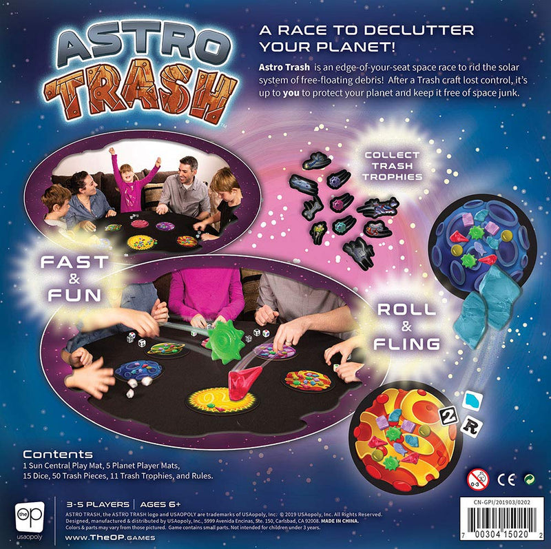 Astro Trash Family Board Game