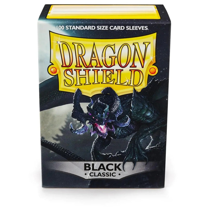 Dragon Shield Classic Card Sleeves, Black, Standard Size (100ct)