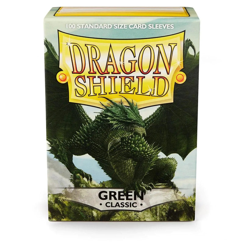 Dragon Shield Classic Card Sleeves, Green, Standard Size (100ct)