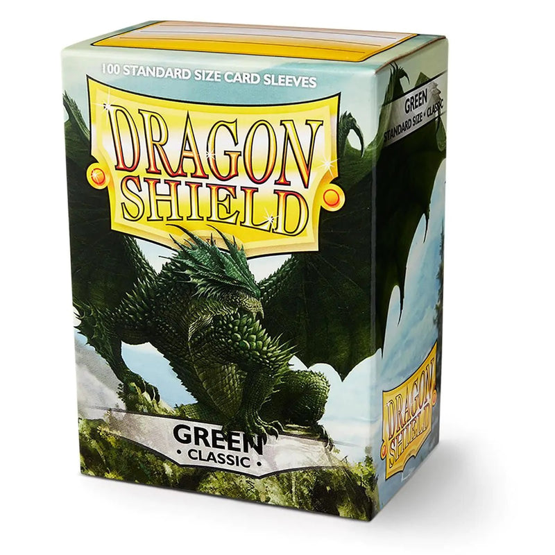 Dragon Shield Classic Card Sleeves, Green, Standard Size (100ct)