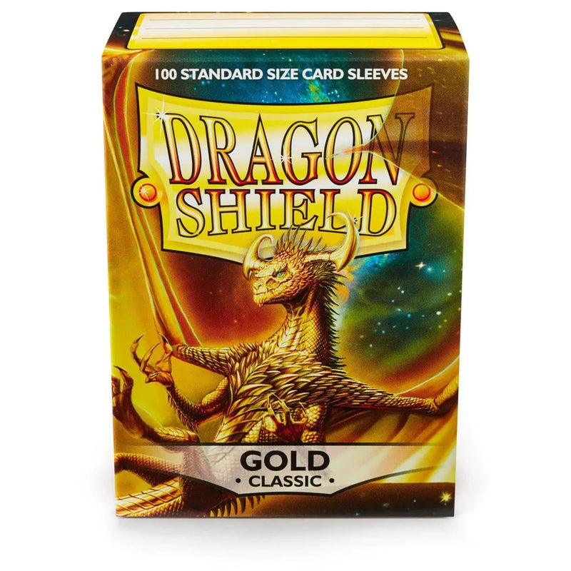 Dragon Shield Classic Card Sleeves, Gold, Standard Size (100ct)
