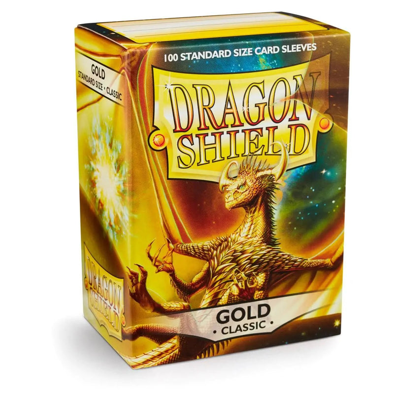 Dragon Shield Classic Card Sleeves, Gold, Standard Size (100ct)