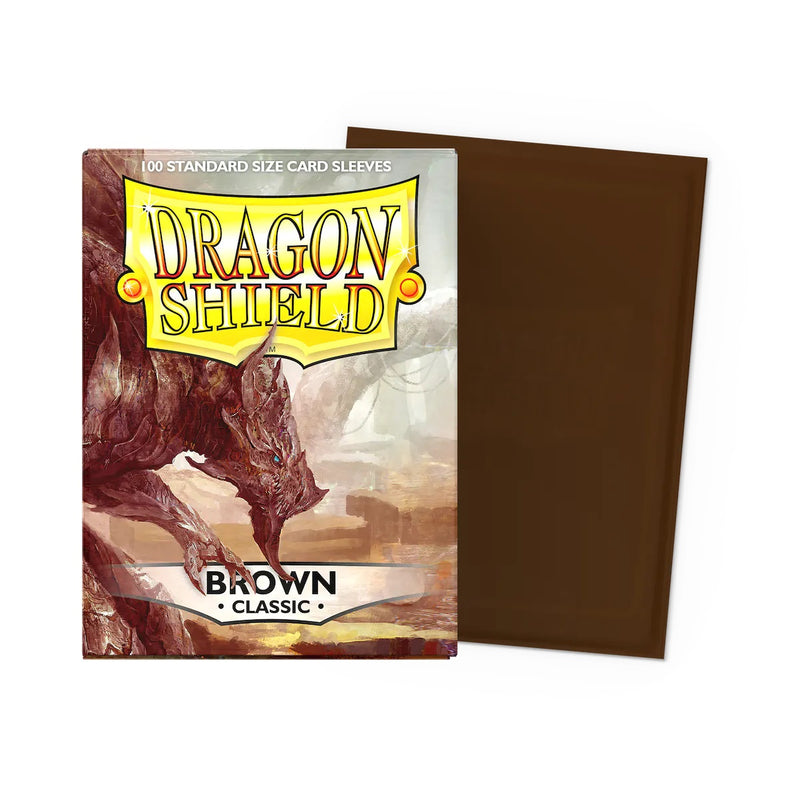 Dragon Shield Classic Card Sleeves, Brown, Standard Size (100ct)