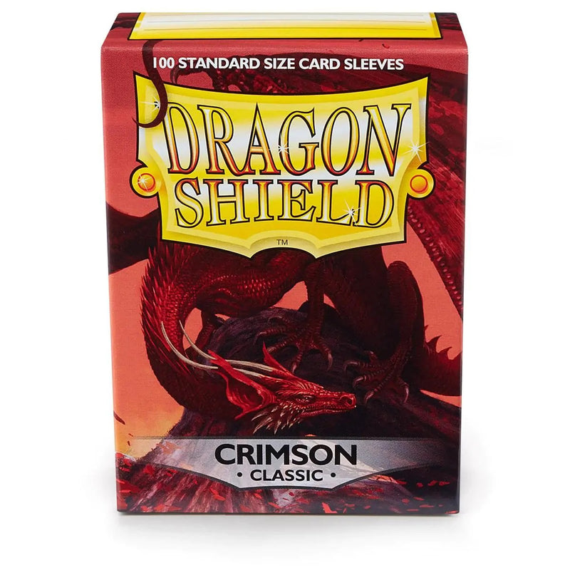 Dragon Shield Classic Card Sleeves, Crimson, Standard Size (100ct)