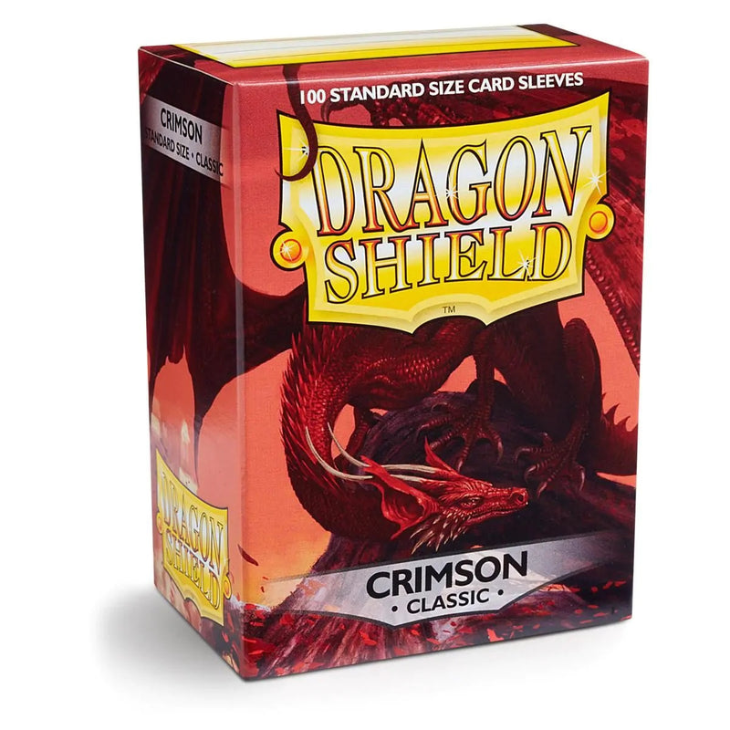 Dragon Shield Classic Card Sleeves, Crimson, Standard Size (100ct)