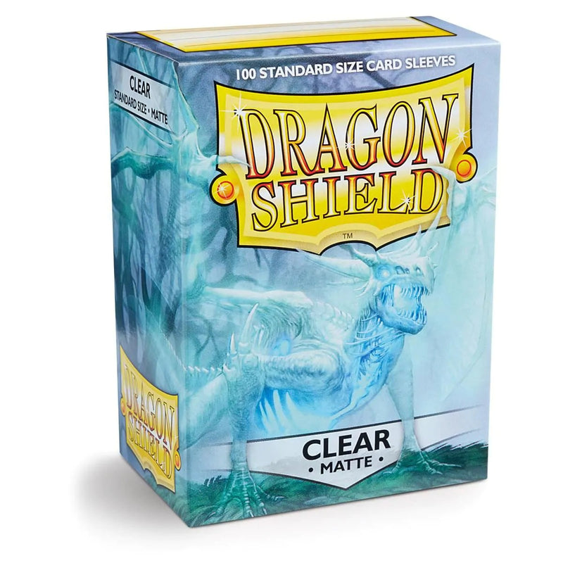 Dragon Shield Matte Card Sleeves, Standard Size, Clear (100ct)