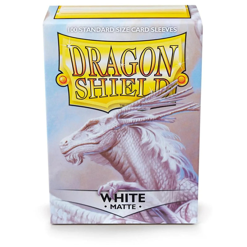 Dragon Shield Matte Card Sleeves, Standard Size, White (100ct)