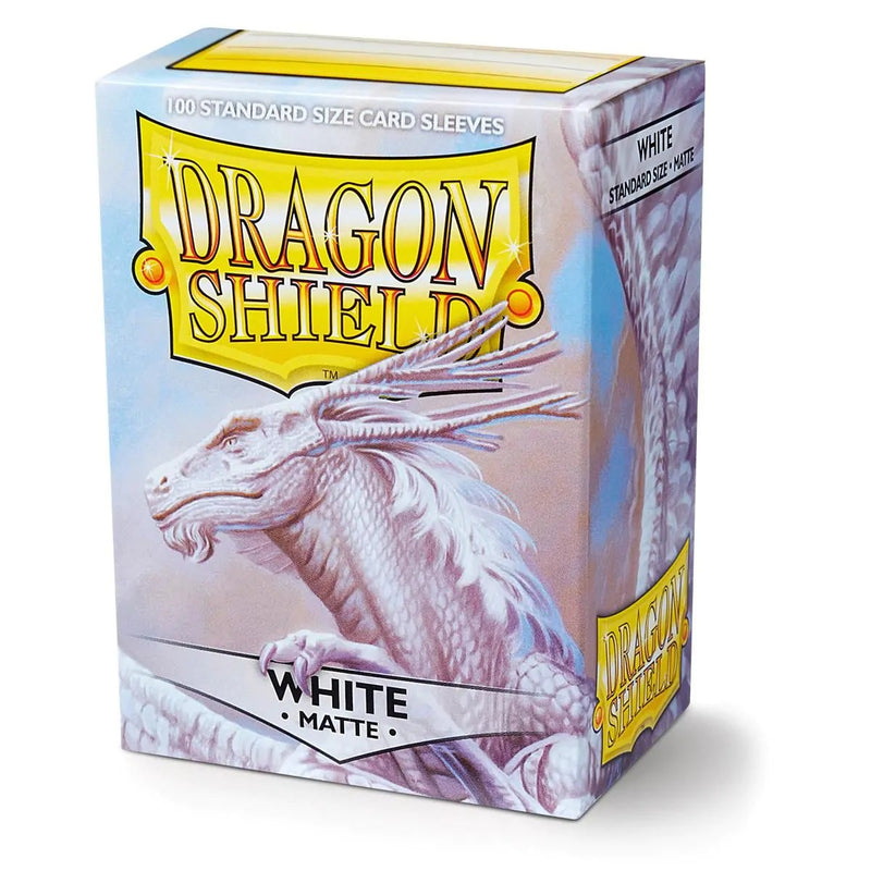 Dragon Shield Matte Card Sleeves, Standard Size, White (100ct)