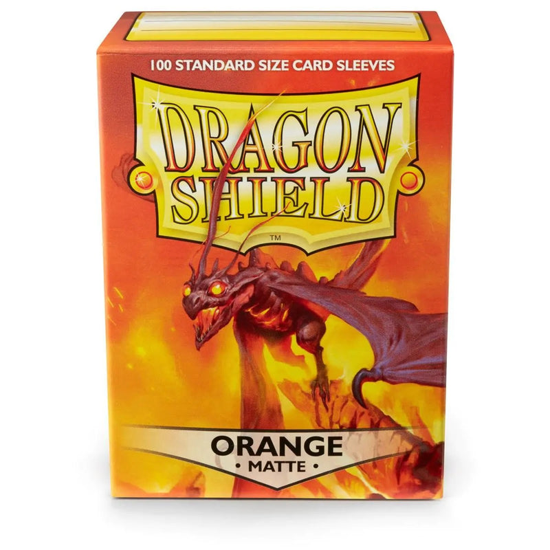 Dragon Shield Matte Sleeves, Standard Size, Orange
