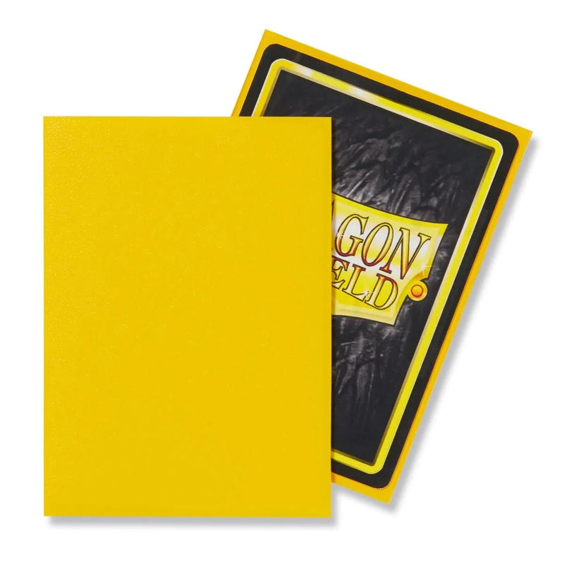 Dragon Shield Matte Card Sleeves, Standard Size, Yellow (100ct)