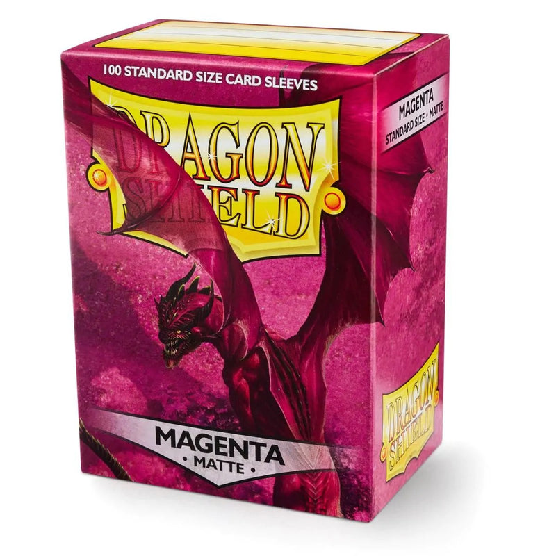 Dragon Shield Matte Card Sleeves, Standard Size, Magenta (100ct)