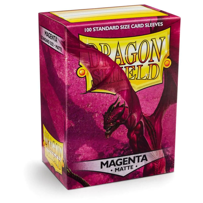 Dragon Shield Matte Card Sleeves, Standard Size, Magenta (100ct)