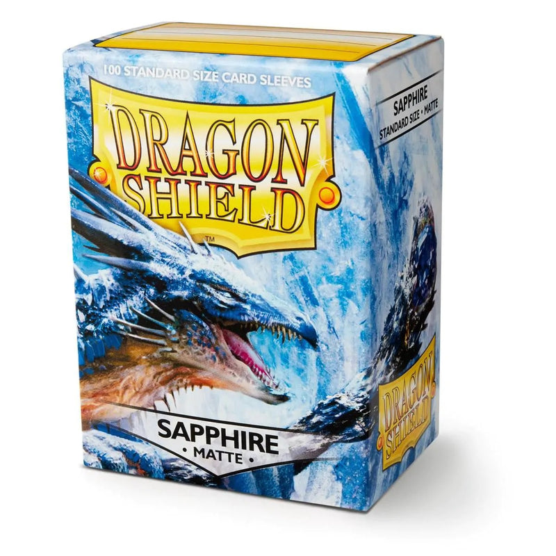 Dragon Shield Matte Card Sleeves, Standard Size, Sapphire (100ct)