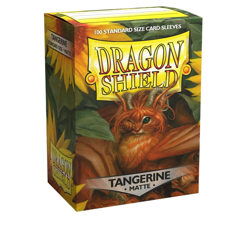 Dragon Shield Matte Card Sleeves, Standard Size, Tangerine (100ct)