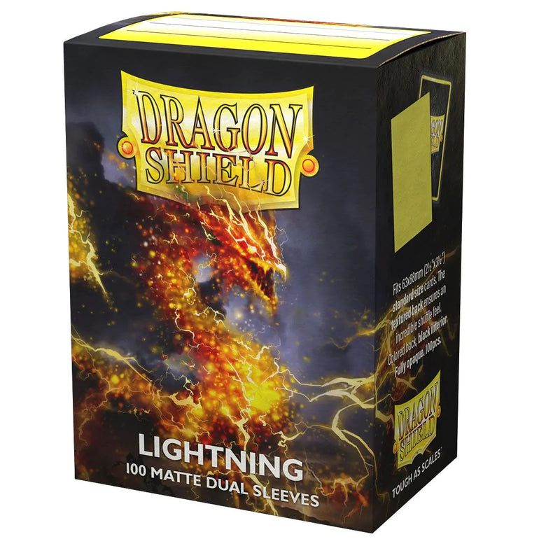Dragon Shield Dual Matte Sleeves, Standard Size, Lightning