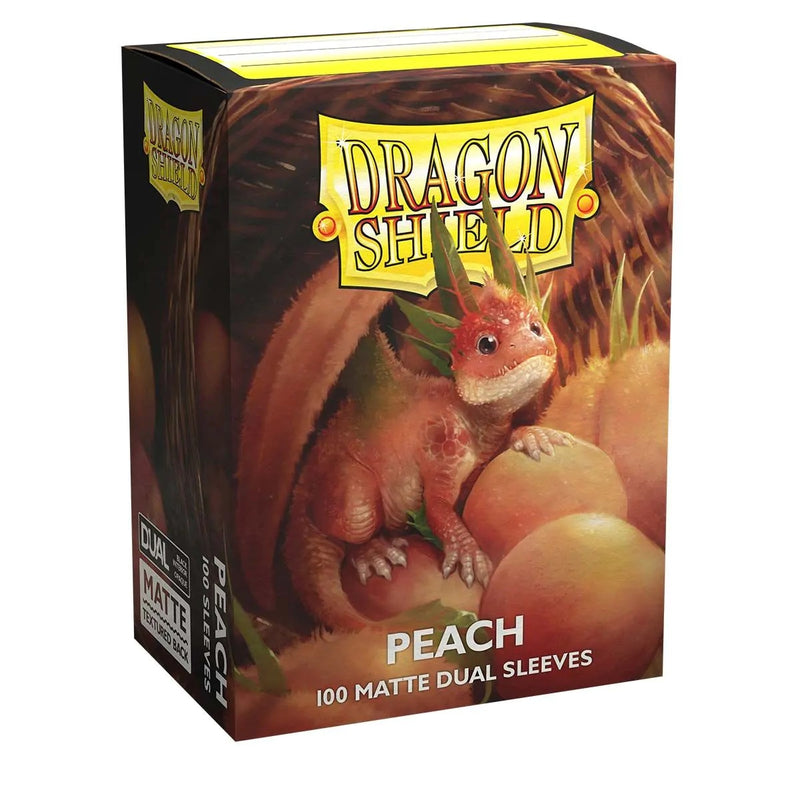 Dragon Shield Dual Matte Sleeves, Standard Size, Peach