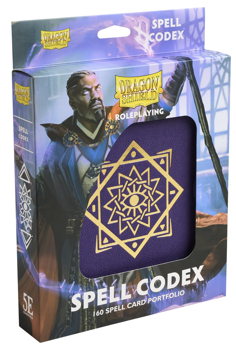 Dragon Shield Spell Codex - Arcane Purple