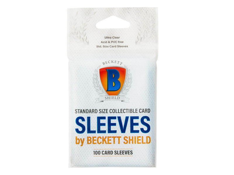 Beckett Shield Collectible Card Sleeves, Standard Size, 100 Pack