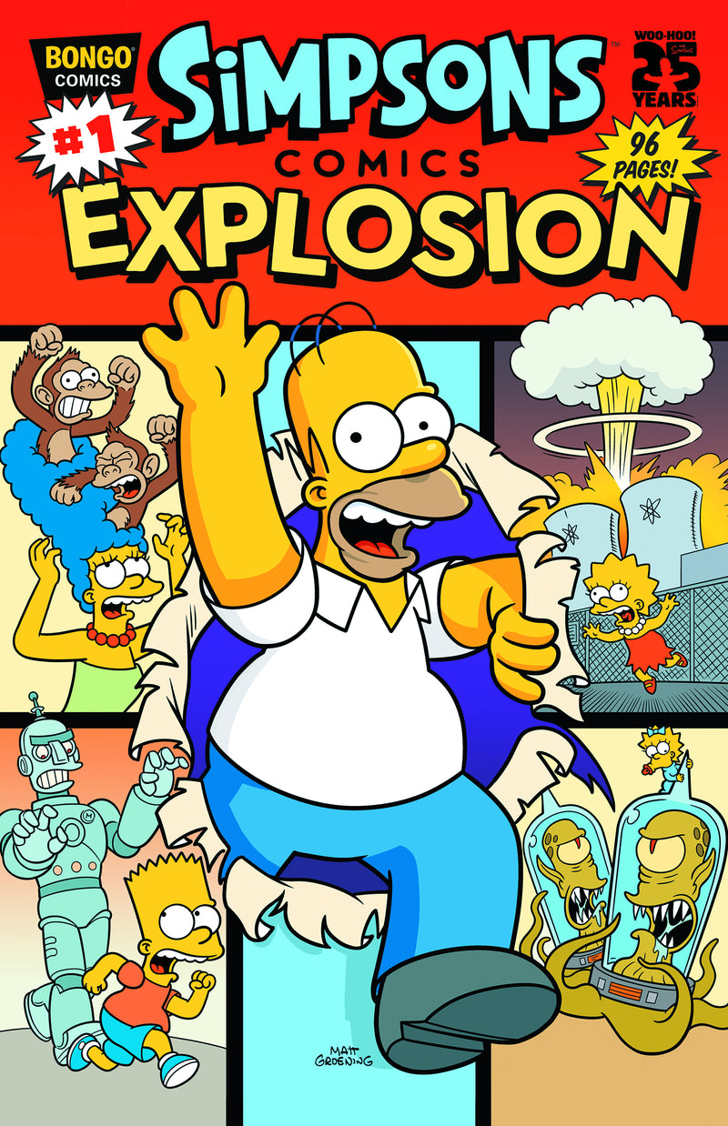 The Simpsons Comics Explosion