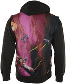 Star Wars Galagas Men's Black Sublimated Hoodie with Removable Sleeves