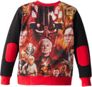 Star Wars The Big Picture Little Boys' Sublimated Mesh Crew Neck Sweatshirt
