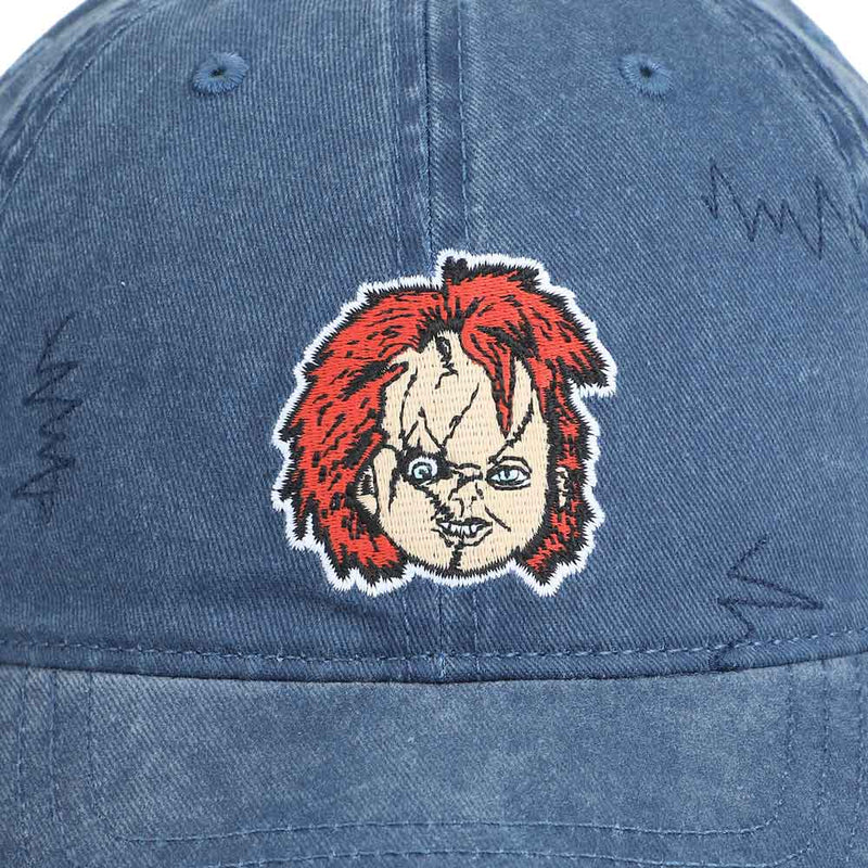 Child's Play Chucky Embroidered & Distressed Hat