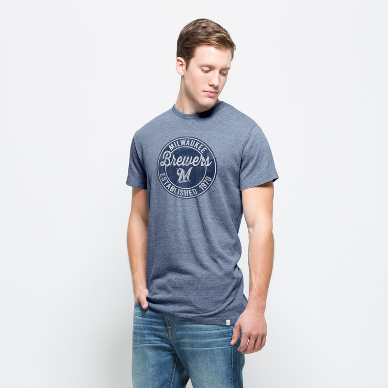 Milwaukee Brewers Nightfall Tri-State Men's Blue Shirt