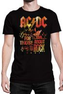 AC/DC Those About to Rock Men's Black Tee