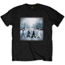 The Beatles Abbey Christmas Unisex T-Shirt, Black