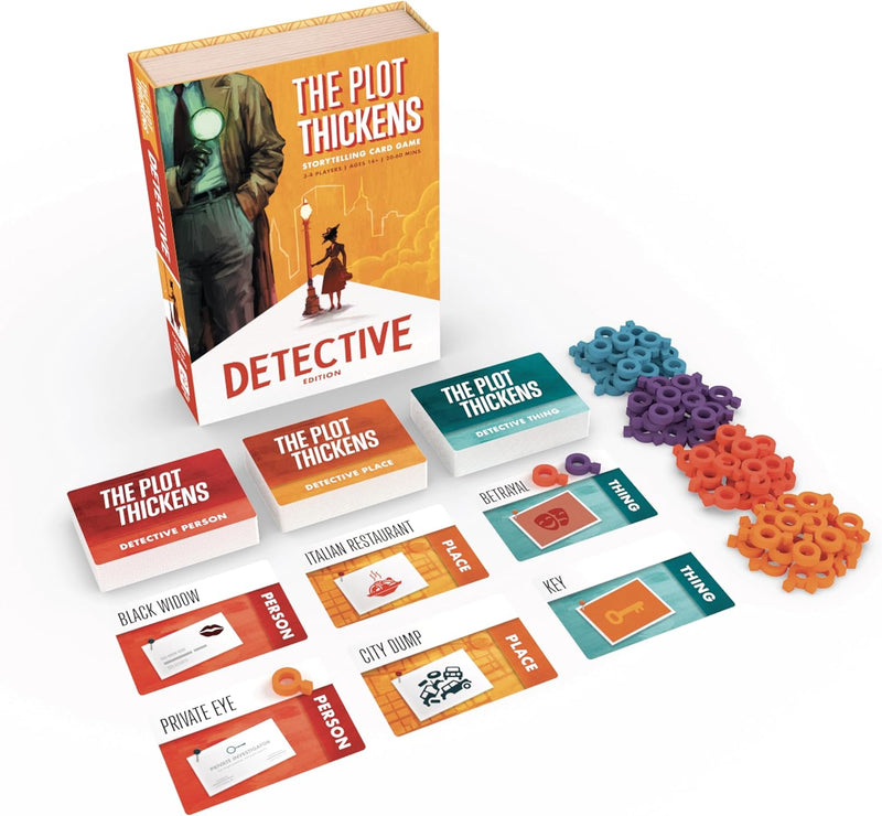 The Plot Thickens Storytelling Card Game: Detective Edition