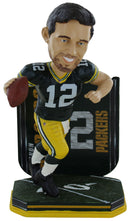 forever collectibles,green bay packers,aaron rodgers,12,player,bobble,head,bobblehead,name,and,number,action,toy,figure