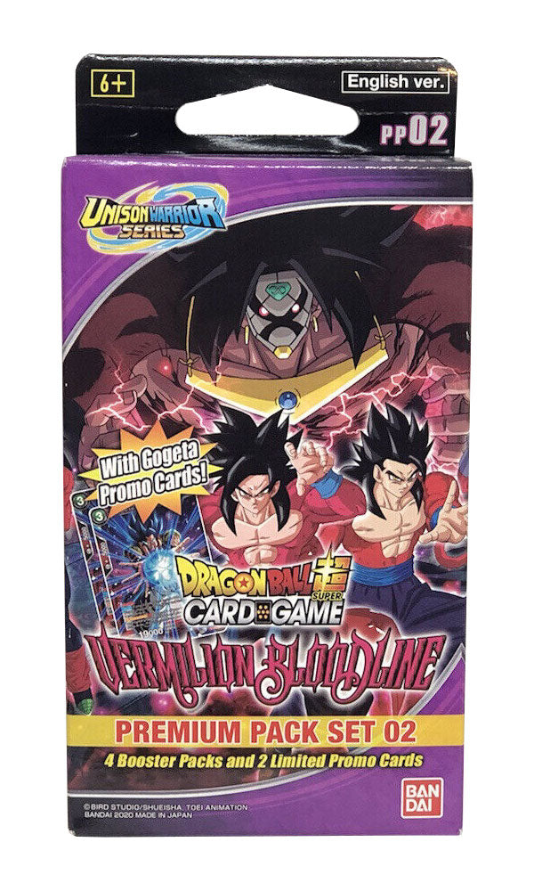 Dragon Ball Super TCG: Vermilion Bloodline Premium Pack Set 02