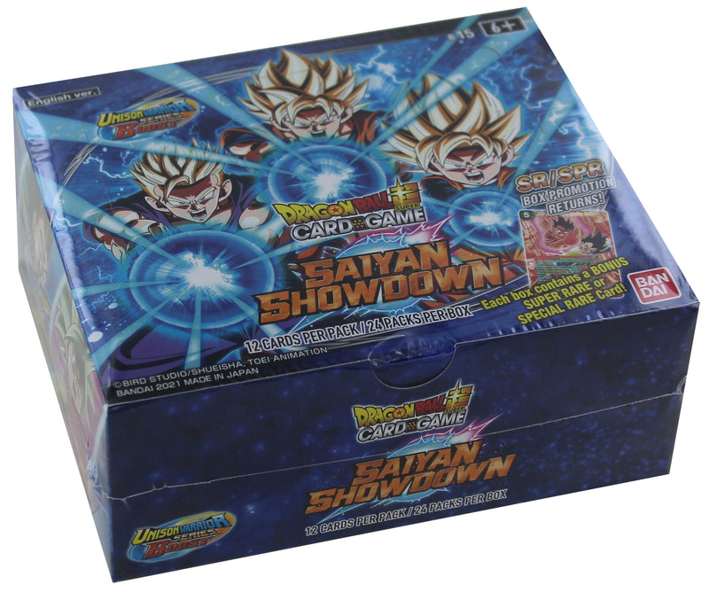 Dragon Ball Super Card Game: Saiyan Showdown Booster Box (English Edition)