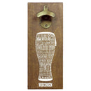 Wisconsin Craft Beer Typography Cap Catching Magnetic Bottle Opener