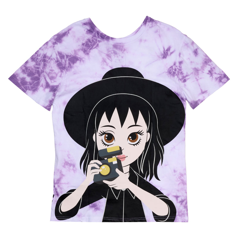 Beetlejuice & Lydia Deetz Tie-Dye Unisex Tee