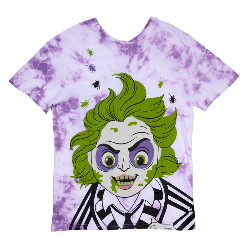 Beetlejuice & Lydia Deetz Tie-Dye Unisex Tee