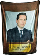 The Office Michael Scott Regional Manager 45" x 60" Fleece Throw Blanket