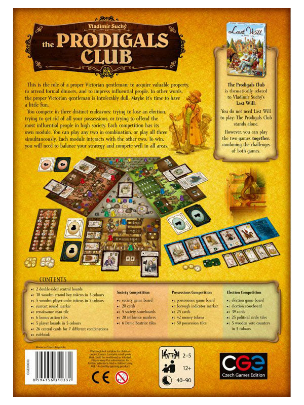 The Prodigals Club Board Game