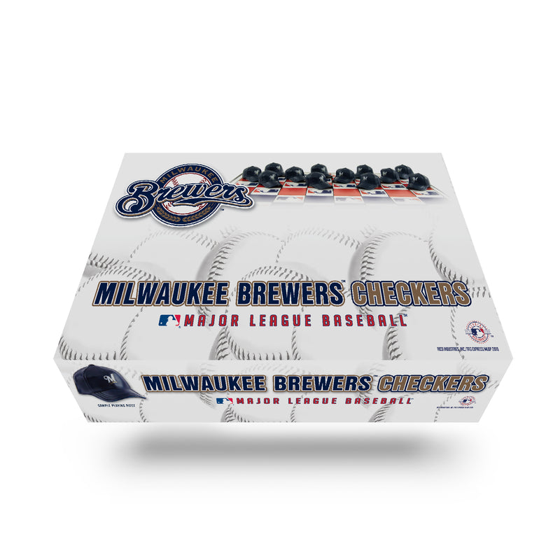 Milwaukee Brewers Checkers Set