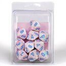 Chessex Festive Pop Art/Blue Set of 10 d10 Dice