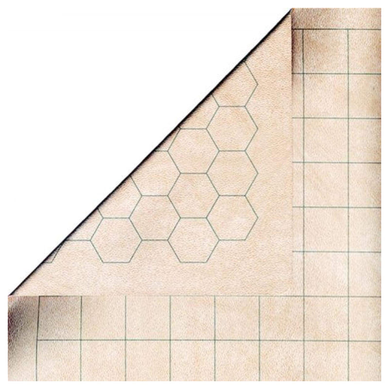 Reversible Battlemat: 1.5" Squares & 1.5" Hexes (23.5" x 26")