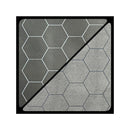 Battlemat 1" Reversible Black-Grey Hexes (23.5" x 26" Playing Surface)