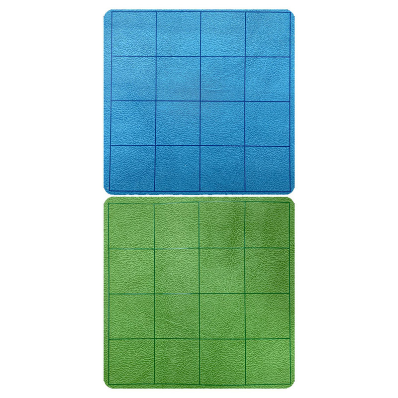 Megamat: Two-Color Vinyl Game Mat, Blue & Green