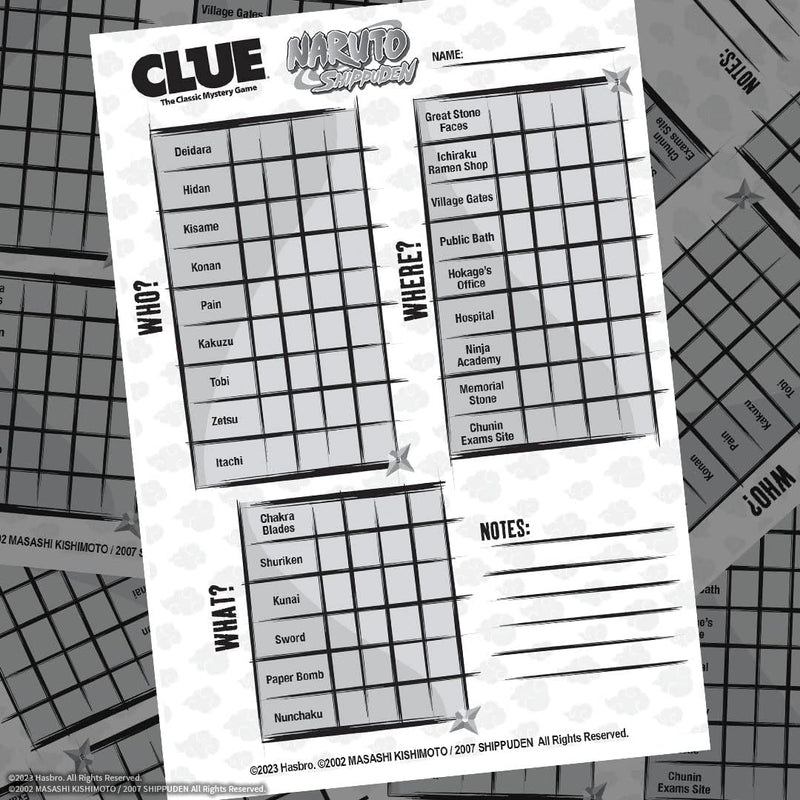 CLUE: Naruto | Solve The Mystery in This Collectible Clue Game