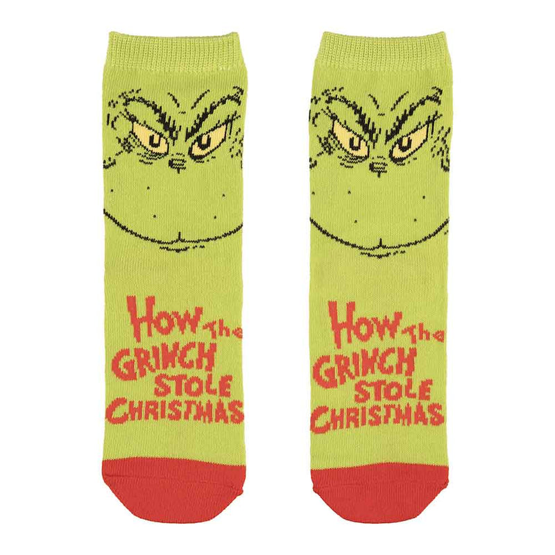 Dr. Seuss The Grinch Week of Socks Box Set, Shoe Size 8-12