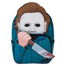 Halloween Michael Meyers Cosplay Glow Full-Size Backpack