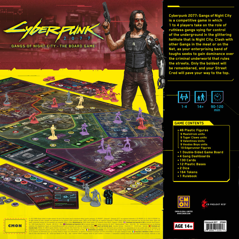 Cyberpunk 2077: Gangs of Night City Board Game